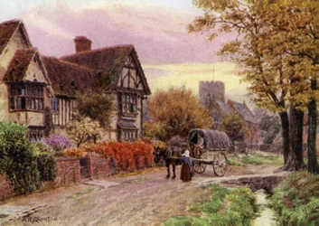 October Evening at Steventon, Berkshire